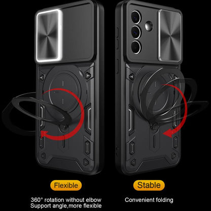 CD Texture Sliding Camshield Magnetic Holder Phone Case, For Samsung Galaxy A37 5G, For Samsung Galaxy A06 5G, For Samsung Galaxy A56 5G, For Samsung Galaxy A26 5G, For Samsung Galaxy A36 5G, For Samsung Galaxy A16 5G, For Samsung Galaxy A06 4G        ... - ORIWHIZGalaxy Phone CasesMore Galaxy CaseSamsung Accessories