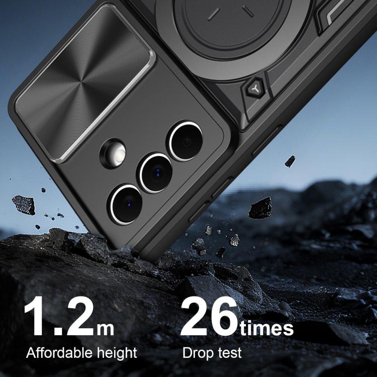 CD Texture Sliding Camshield Magnetic Holder Phone Case, For Samsung Galaxy A37 5G, For Samsung Galaxy A06 5G, For Samsung Galaxy A56 5G, For Samsung Galaxy A26 5G, For Samsung Galaxy A36 5G, For Samsung Galaxy A16 5G, For Samsung Galaxy A06 4G        ... - ORIWHIZGalaxy Phone CasesMore Galaxy CaseSamsung Accessories