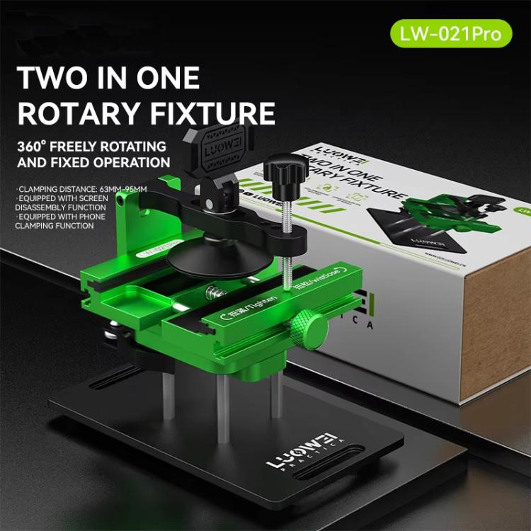 Cell Phone Back Cover Removal and Screen Replacement 2 In 1 Rotary Jig, LW - 021Pro - ORIWHIZ