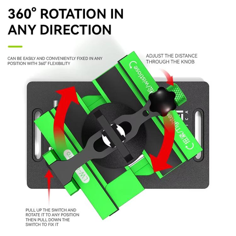 Cell Phone Back Cover Removal and Screen Replacement 2 In 1 Rotary Jig, LW - 021Pro - ORIWHIZ