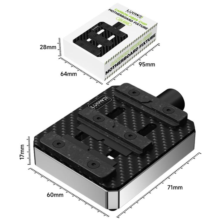 Cell Phone Repair Multifunctional Fixture High Temperature Resistant Cell Phone Motherboard Chip Fixing Clip, AP03 - ORIWHIZ