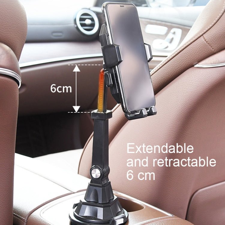 Central Control Cup Holder Adjustable Length Mobile Phone Bracket Car Navigation Bracket, Central Control Cup Holder - ORIWHIZ