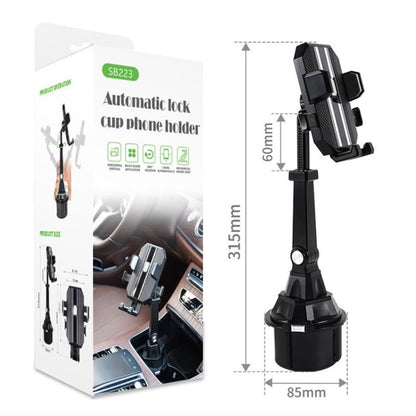 Central Control Cup Holder Adjustable Length Mobile Phone Bracket Car Navigation Bracket, Central Control Cup Holder - ORIWHIZ