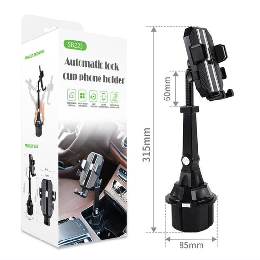 Central Control Cup Holder Adjustable Length Mobile Phone Bracket Car Navigation Bracket, Central Control Cup Holder - ORIWHIZ