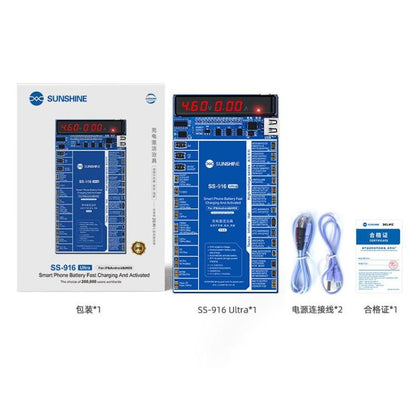 Charging Activation Fixture 5 - 9V Adaptive Voltage Support iPhone 16 Series and Android Models, SUNSHINE SS - 916 Ultra - ORIWHIZ