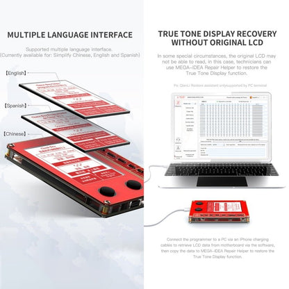 Chip Programmer LCD Screen True Tone Repair Programmer for iPhone 7 / 8 / XR /XS / XS Max Data Transfer, For iPhone 7 / 8 / XR /XS / XS Max - ORIWHIZ