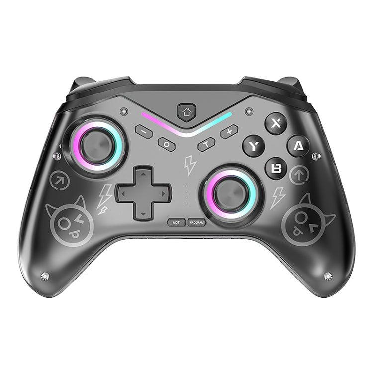 CM - 619 Bluetooth Game Controller Programmable with RGB Lights for Switch / Steam Deck / PC / IOS / Android, 619 Black, 619 White - ORIWHIZNintendo AccessoriesNintendo Accessories GamepadsToys & Hobbies
