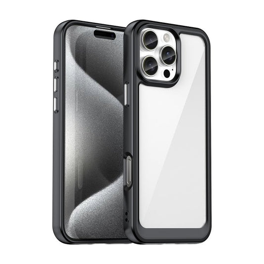 Colorful Series Acrylic + TPU Phone Case, For iPhone 16 Pro Max, For iPhone 16 Pro, For iPhone 16 Plus, For iPhone 16, iPhone 16e, For iPhone 15 Pro Max, For iPhone 15 Pro, For iPhone 15 Plus, For iPhone 15 - ORIWHIZApple AccessoriesiPhone 16 Pro MaxiPhone 16 Pro Max Cases