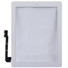 (Controller Button + Home Key Button PCB Membrane Flex Cable + Touch Panel Installation Adhesive) Touch Panel for New iPad (iPad 3), For New iPad+Adhesive, For New iPad + Adhesive - ORIWHIZ