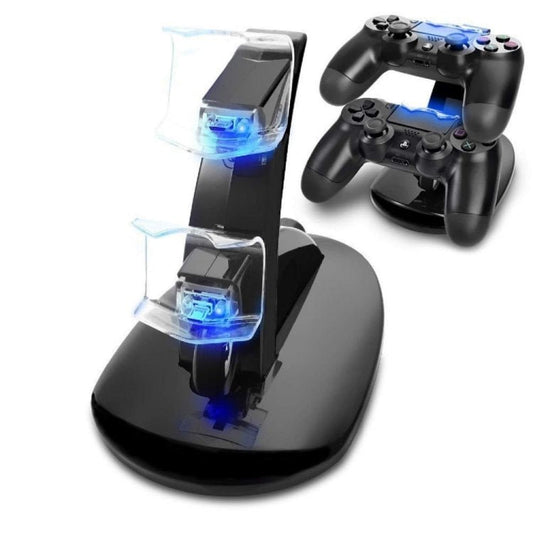 Controller Charger Dock LED Dual USB PS4 Charging Stand Station Cradle for Sony Playstation 4 PS4 / PS4 Pro /PS4 slim, for PS4 / PS4 Pro /PS4 slim - ORIWHIZSony AccessoriesSony Accessories Charger & PowerToys & Hobbies