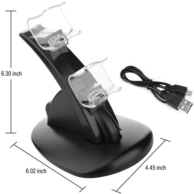 Controller Charger Dock LED Dual USB PS4 Charging Stand Station Cradle for Sony Playstation 4 PS4 / PS4 Pro /PS4 slim, for PS4 / PS4 Pro /PS4 slim - ORIWHIZSony AccessoriesSony Accessories Charger & PowerToys & Hobbies