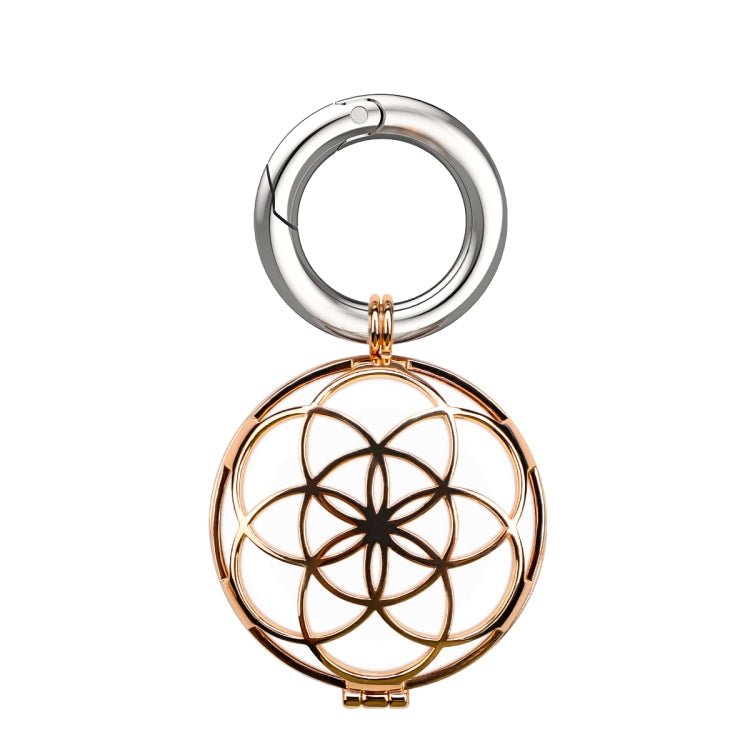 Copper Jewelry Style Shockproof Protective Cover Case with Keychain Hook Loop, For AirTag - ORIWHIZ