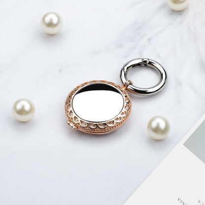 Copper Jewelry Style Shockproof Protective Cover Case with Keychain Hook Loop, For AirTag - ORIWHIZ