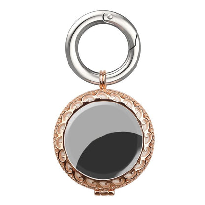 Copper Jewelry Style Shockproof Protective Cover Case with Keychain Hook Loop, For AirTag - ORIWHIZ