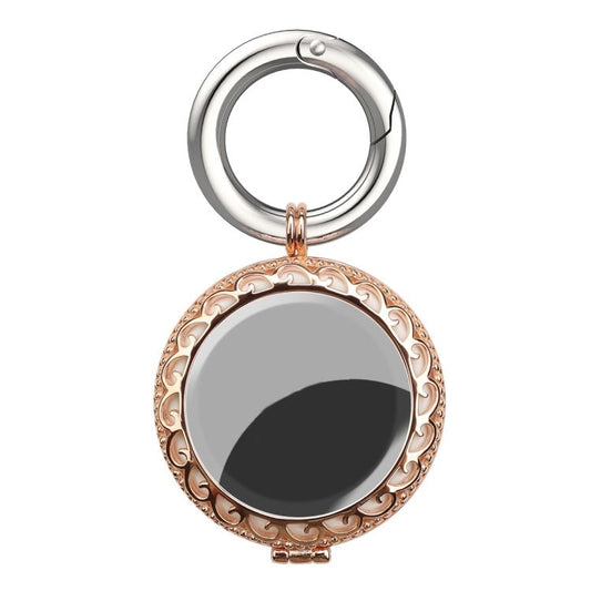 Copper Jewelry Style Shockproof Protective Cover Case with Keychain Hook Loop, For AirTag - ORIWHIZ