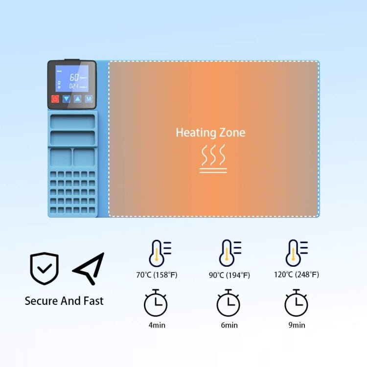 CPB CP320 LCD Screen Heating Pad Safe Repair Tool, EU Plug, CPB CP320(EUPlug) - ORIWHIZ
