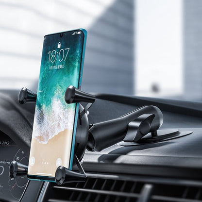 Curved Adhesive Car Instrument Table Bracket Car Mobile Phone Bracket Plastic Clamp Arm Style:, Small 4 Claw, Large 4 Claw, Plastic Clamp Arm - ORIWHIZ