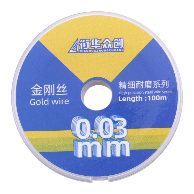 Curved LCD Screen Separation Diamond Wire, 0.028mm x 100m, 0.035mm x 100m, 0.02mm x 100m, 0.03mm x 100m, 0.04mm x 100m, 0.05mm x 100m - ORIWHIZ