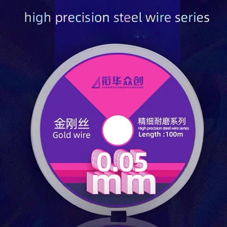 Curved LCD Screen Separation Diamond Wire, 0.028mm x 100m, 0.035mm x 100m, 0.02mm x 100m, 0.03mm x 100m, 0.04mm x 100m, 0.05mm x 100m - ORIWHIZ