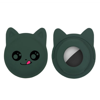 Cute Cartoon Pet Collar Anti - lost Tracker Silicone Case For AirTag, Serious Face, Naughty Smiley, Hanhan Smile - ORIWHIZ