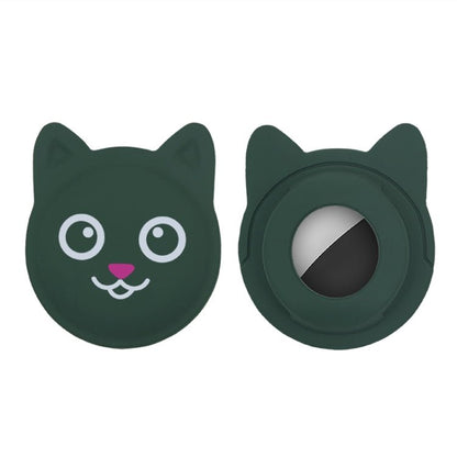 Cute Cartoon Pet Collar Anti - lost Tracker Silicone Case For AirTag, Serious Face, Naughty Smiley, Hanhan Smile - ORIWHIZ