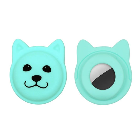 Cute Cartoon Pet Collar Anti - lost Tracker Silicone Case For AirTag, Serious Face, Naughty Smiley, Hanhan Smile - ORIWHIZ