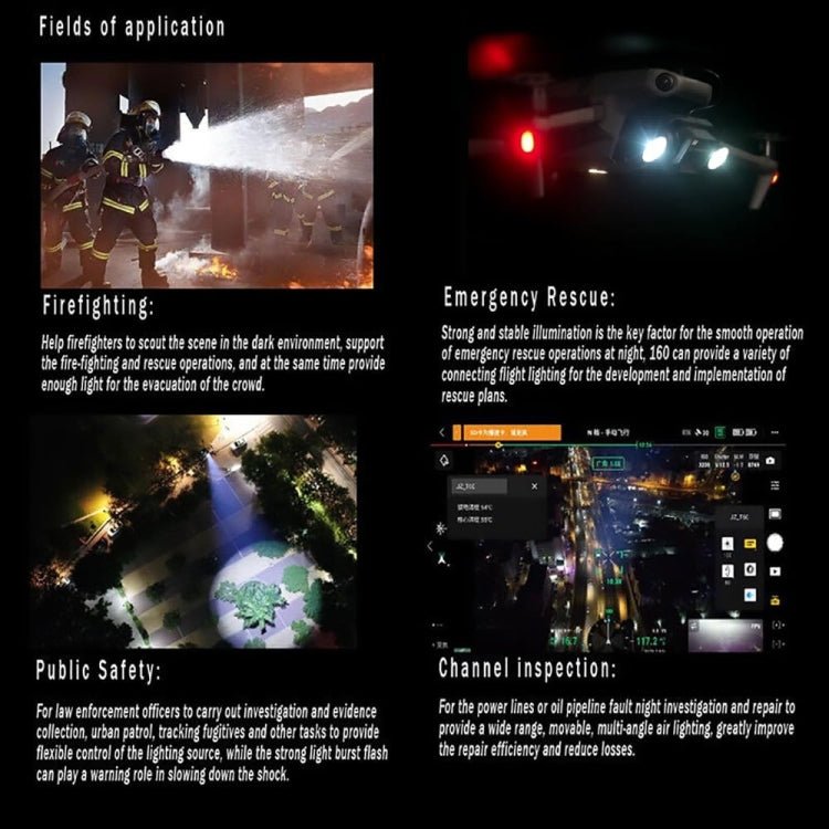 CZI LP35 Searchlight And Broadcasting System For DJI M350RTK Drone, LP35 - ORIWHIZCZIDJI & Insta360 AccessoriesOther