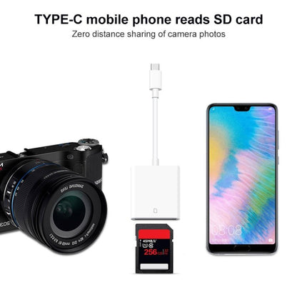 D - 118 Type - C / USB - C Mobile Phone SD Card Reader, D - 118 - ORIWHIZ