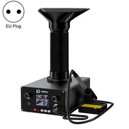 D - 201 2 in 1 Intelligent Constant Temperature Soldering Iron With Solder Smoking Absorber Tool,, US Plug, UK Plug, AU Plug, EU Plug - ORIWHIZ