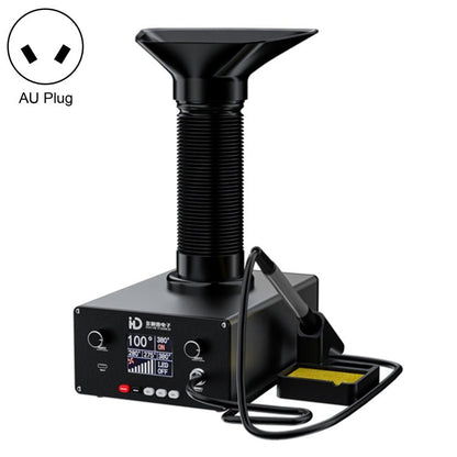 D - 201 2 in 1 Intelligent Constant Temperature Soldering Iron With Solder Smoking Absorber Tool,, US Plug, UK Plug, AU Plug, EU Plug - ORIWHIZ