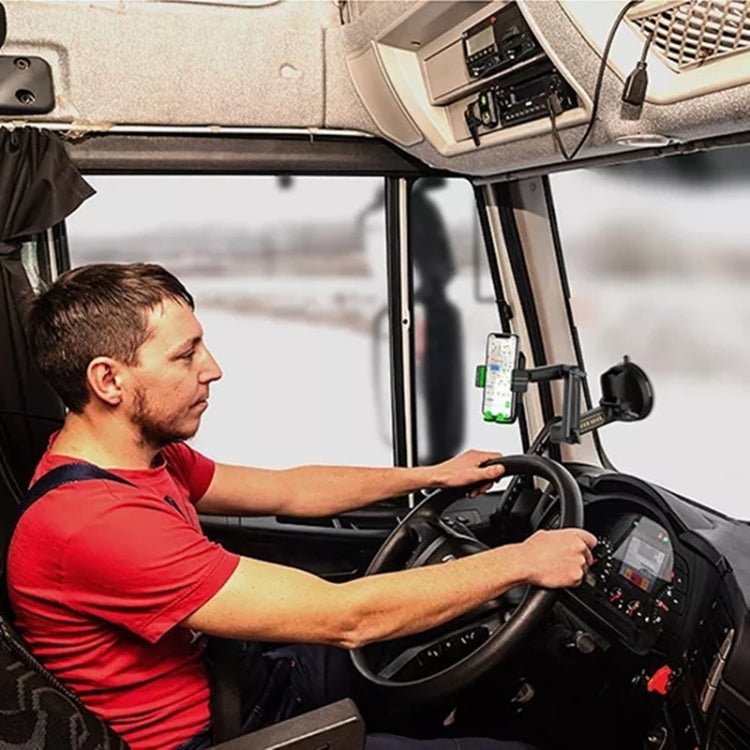 D001 Mount For Truck Excavator Forklift Long Arm Sturdy Cell Phone Holder, D001 - ORIWHIZ