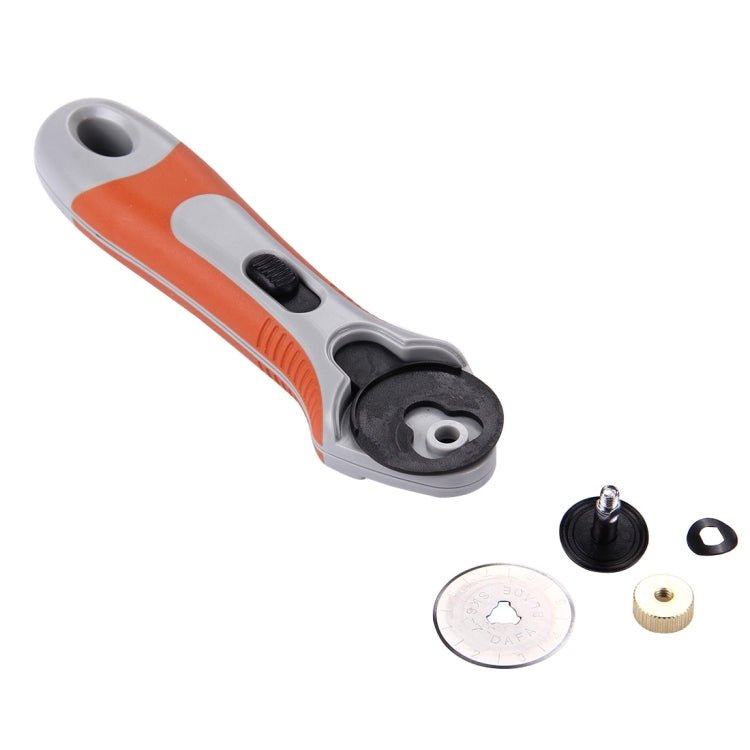 DAFA RC - 6 28mm Dia Blade Straight Handle Rotary Cutter with Safeguard, RC - 6 Cutter - ORIWHIZ
