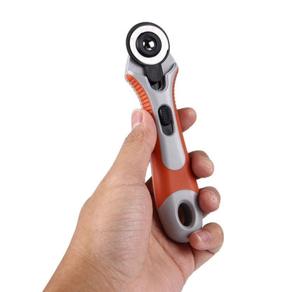 DAFA RC - 6 28mm Dia Blade Straight Handle Rotary Cutter with Safeguard, RC - 6 Cutter - ORIWHIZ