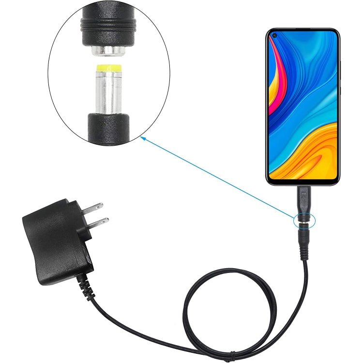 DC 5.5 x 2.1mm Female to Micro USB Male Power Converter - ORIWHIZ