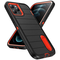 Defender Gen2 Rugged PC + Silicone Phone Case with Holder, For iPhone 12 Pro - ORIWHIZ