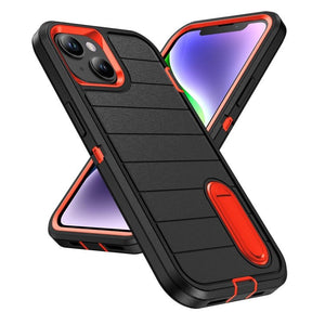 Defender Gen2 Rugged PC + Silicone Phone Case with Holder, For iPhone 13 - ORIWHIZ