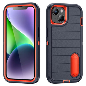 Defender Gen2 Rugged PC + Silicone Phone Case with Holder, For iPhone 13 - ORIWHIZ