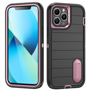 Defender Gen2 Rugged PC + Silicone Phone Case with Holder, For iPhone 13 Pro Max - ORIWHIZ