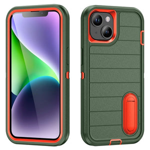 Defender Gen2 Rugged PC + Silicone Phone Case with Holder, For iPhone 14 Plus - ORIWHIZ