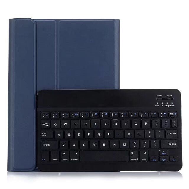 Detachable Bluetooth Keyboard + Horizontal Flip Leather Tablet Case with Holder for iPad Pro 9.7 inch, iPad Air, iPad Air 2, iPad 9.7 inch (2017), iPad 9.7 inch (2018), A07 Black, A07 Gold, A07 Blue, A07 Rose Gold - ORIWHIZApple AccessoriesiPad KeyboardiPad Keyboard For iPad Pro