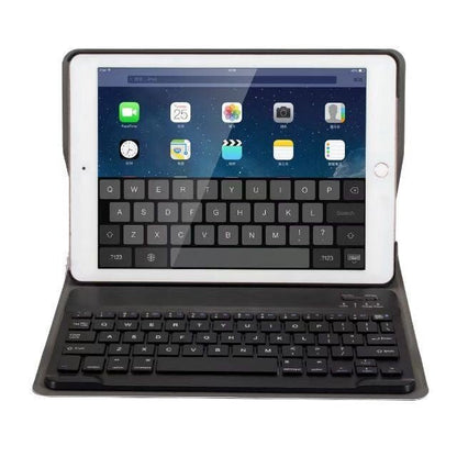 Detachable Bluetooth Keyboard + Horizontal Flip Leather Tablet Case with Holder for iPad Pro 9.7 inch, iPad Air, iPad Air 2, iPad 9.7 inch (2017), iPad 9.7 inch (2018), A07 Black, A07 Gold, A07 Blue, A07 Rose Gold - ORIWHIZApple AccessoriesiPad KeyboardiPad Keyboard For iPad Pro