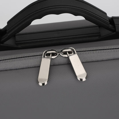 Diamond Texture Shockproof PU Portable Safety Protective Box Storage Bag for DJI Osmo Mobile 4, Grey - ORIWHIZDJI & Insta360 AccessoriesOsmo Mobile Series