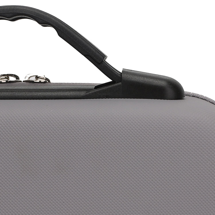 Diamond Texture Shockproof PU Portable Safety Protective Box Storage Bag for DJI Osmo Mobile 4, Grey - ORIWHIZDJI & Insta360 AccessoriesOsmo Mobile Series