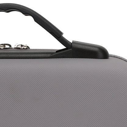 Diamond Texture Shockproof PU Portable Safety Protective Box Storage Bag for DJI Osmo Mobile 4, Grey - ORIWHIZDJI & Insta360 AccessoriesOsmo Mobile Series
