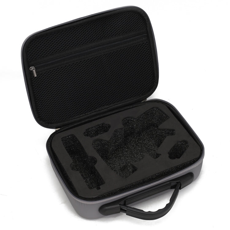 Diamond Texture Shockproof PU Portable Safety Protective Box Storage Bag for DJI Osmo Mobile 4, Grey - ORIWHIZDJI & Insta360 AccessoriesOsmo Mobile Series