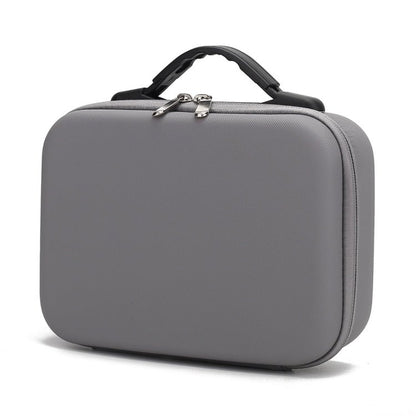 Diamond Texture Shockproof PU Portable Safety Protective Box Storage Bag for DJI Osmo Mobile 4, Grey - ORIWHIZDJI & Insta360 AccessoriesOsmo Mobile Series