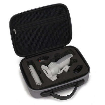 Diamond Texture Shockproof PU Portable Safety Protective Box Storage Bag for DJI Osmo Mobile 4, Grey - ORIWHIZDJI & Insta360 AccessoriesOsmo Mobile Series