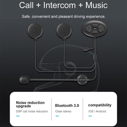 Dier DK12 800m Helmet Wireless Bluetooth Headset 5.0 Waterproof Double Motorcycle Call Headset With Intercom Function, DK12 - ORIWHIZConsumer ElectronicsMotorcycle Walkie TalkieWalkie Talkie