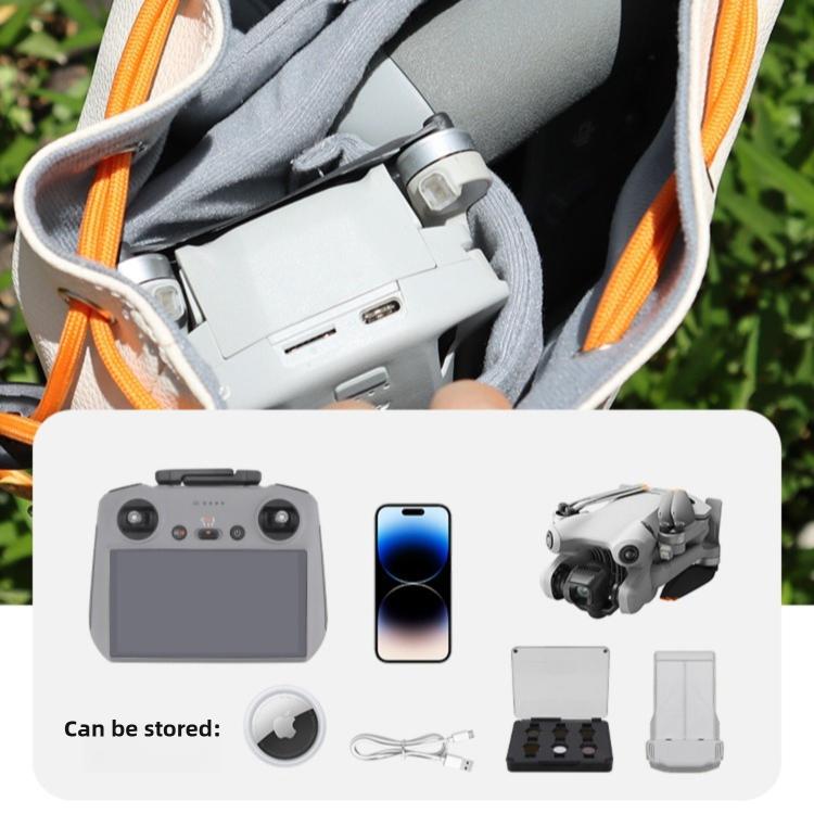 DJ - 65 Large - capacity Waterproof Leather Crossbody Drawstring Storage Bag, For DJI Neo 2 / Neo - ORIWHIZCases & BagsDJI & Insta360 AccessoriesDJI Neo Accessories