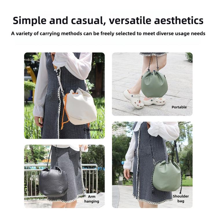 DJ - 65 Large - capacity Waterproof Leather Crossbody Drawstring Storage Bag, For DJI Neo 2 / Neo - ORIWHIZCases & BagsDJI & Insta360 AccessoriesDJI Neo Accessories